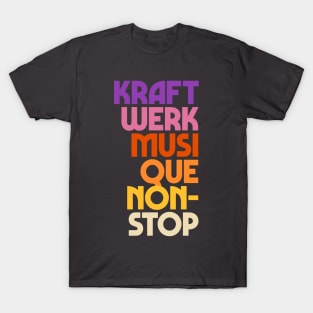 Kraftwerk Musique Non-Stop T-Shirt